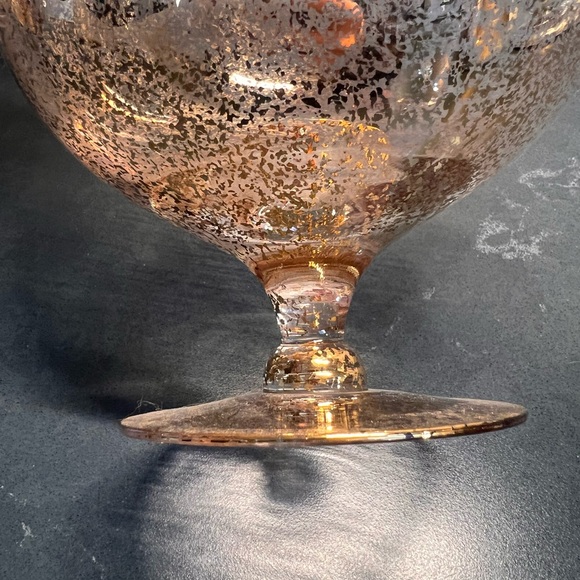Vintage Mid-Century Gold Flecked Cocktail Pitcher by West Virginia Glass - Picture 3 of 3